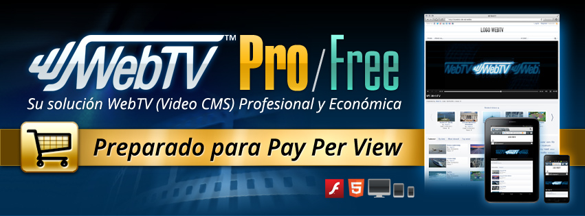 >WebTV Solutions lanza WS.WebTV Professional 1.4, preparado para Pay Per View