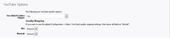 EmbedClip: YouTube options