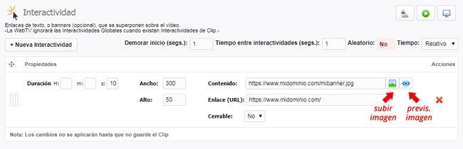 Interactividad: Subida y previsualización de images/banner