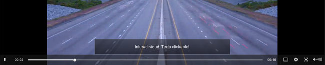 Ejemplo Interactividad de Clip: texto