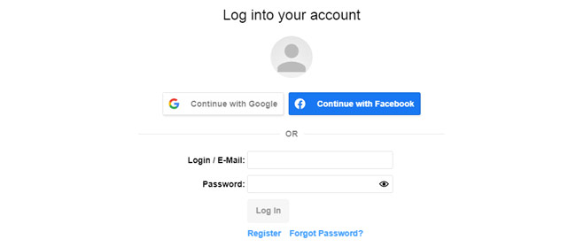 Social login