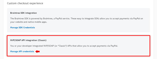 PayPal: API Access