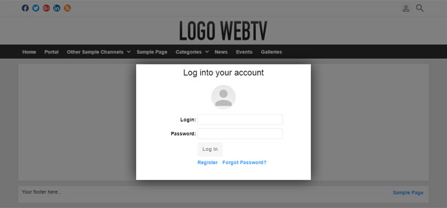 Front-End User Features: Login